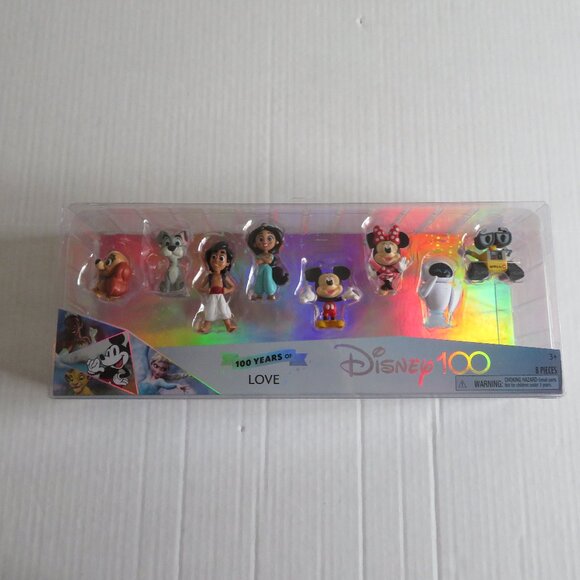 Disney Other - Disney100 Years of LOVE Celebration Collection Limited Edition 8-Piece Figures